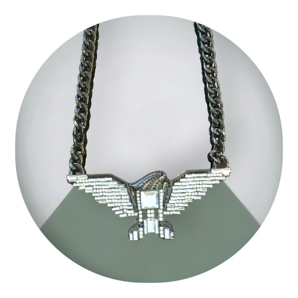 Jewelry - Rhinestone Eagle Nechlace